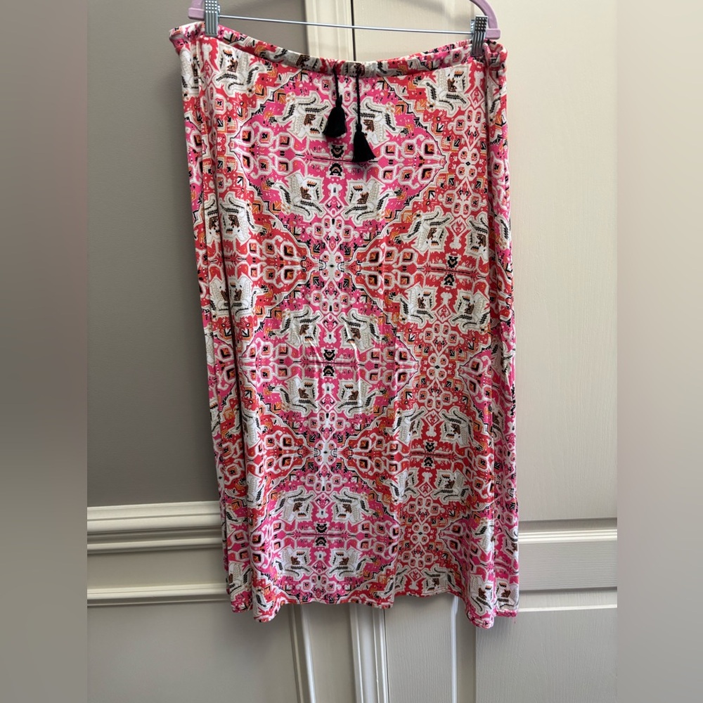 J.Jill geometric print skirt